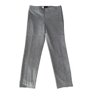 Talbots‎ Chatham Ankle Pants 8 Slim Leg Stretch Office Wear Side Zip Blue NEW